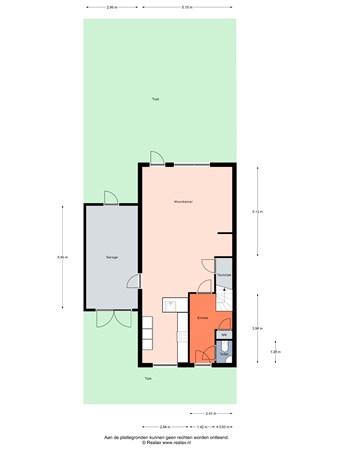 Floorplan - Bosmanshof 10, 3752 HZ Bunschoten-Spakenburg